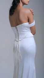 Celestia Corset Silk Top