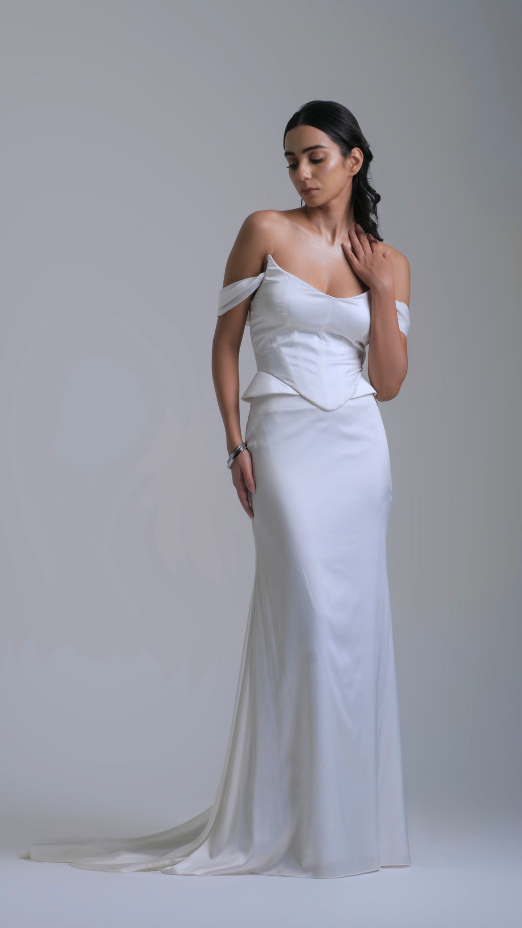 Celestia Corset Silk Top