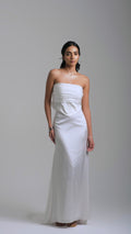 Silk Skirt with Trail