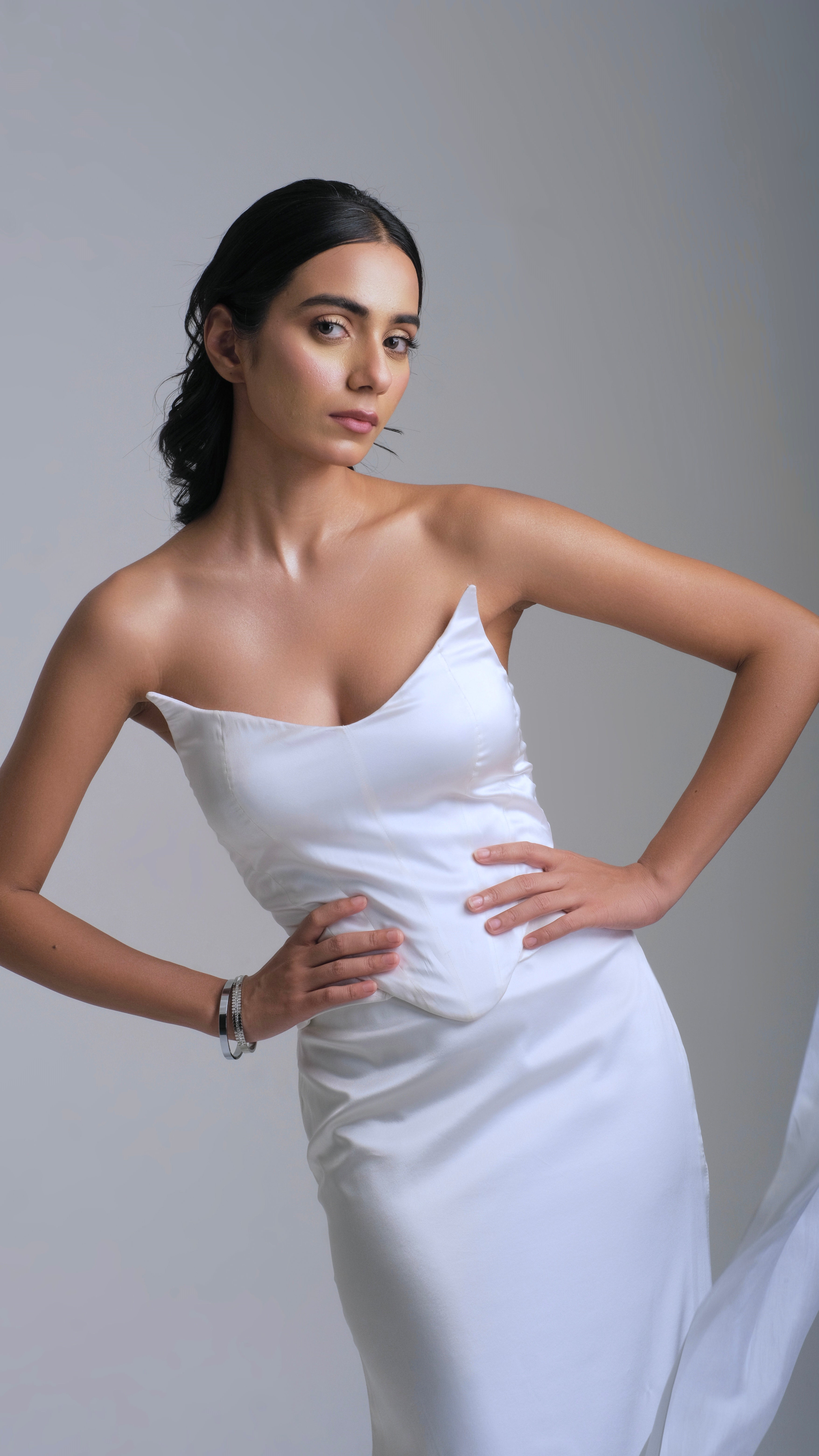 Seraphina Silk Corset Top